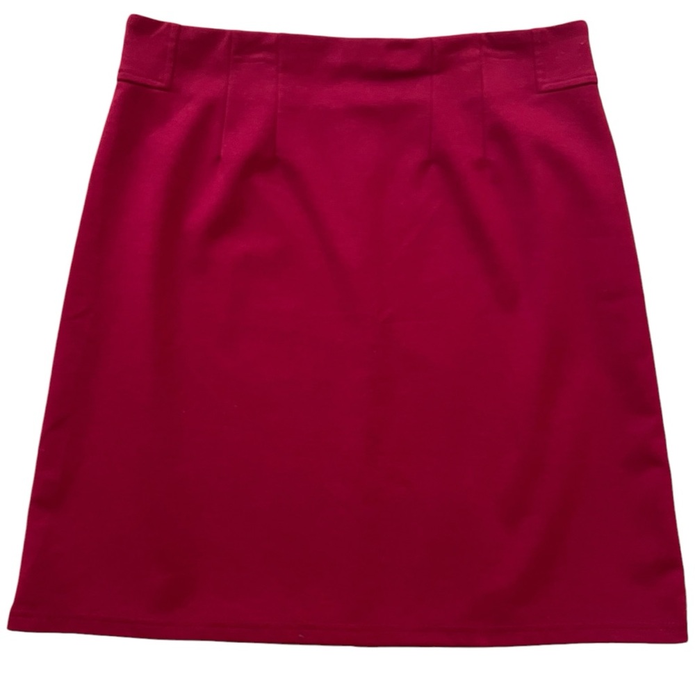 41 Hawthorne Cranberry Red Aline Skirt L